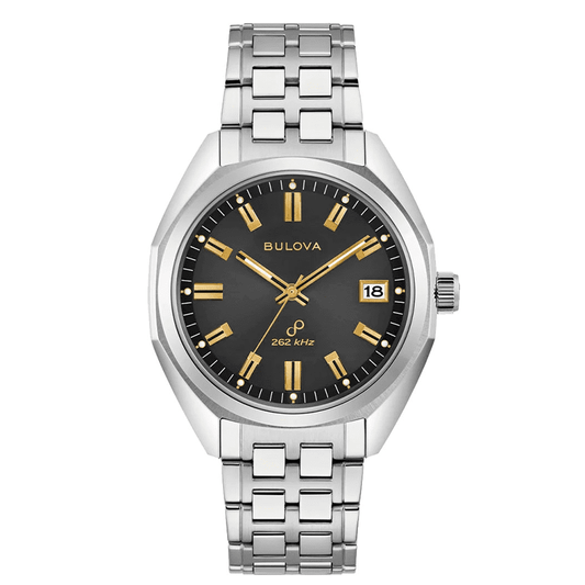 Bulova Classic Precisionist Jet Star Stainless Steel Grey Dial Quartz 96B415